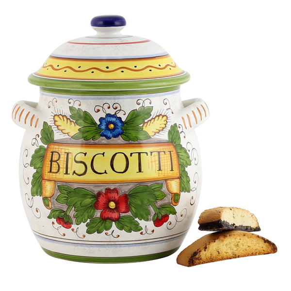 RUSTICA: Traditional Tuscan Biscotti Jar