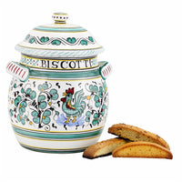 ORVIETO VERDE: Traditional Biscotti Jar
