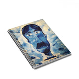 Blue Man - Lil' Spiral Notebook - Ruled Line