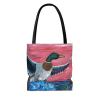 Mallard Duck Tote Bag, Shopping Bag, Grocery Bag, Teacher Tote, Beach Tote