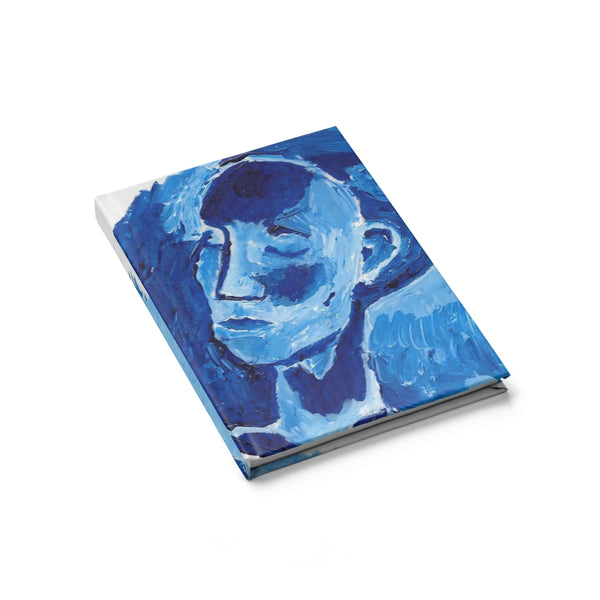 Blue Girl - Small Sketchbook, Journal, Travel Journal, Gratitude Journal