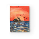 Fishing Boat on a Sunset Sea Sketchbook