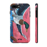 Phone Case, iPhone Case, iPhone 7 Case, iPhone 8 Case, iPhone 11 Mallard Duck Taking Flight