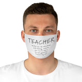 Teacher Fabric Face Mask