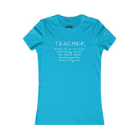 Teacher Tee, Women's Shirt, Teacher Gift, Educational Multi-Tasking Rockstar, S-2XL