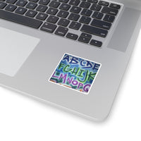 ABZ - Square Stickers - EF Kelly Design