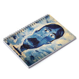 Blue Man - Lil' Spiral Notebook - Ruled Line