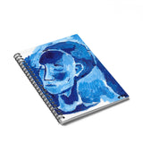 Blue Girl - Lil' Spiral Notebook - Ruled Line - EF Kelly