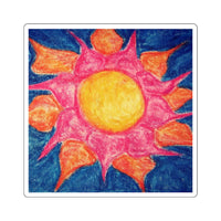 Sun Shiny Day - Square Stickers - EF Kelly