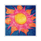 Sun Shiny Day - Square Stickers - EF Kelly