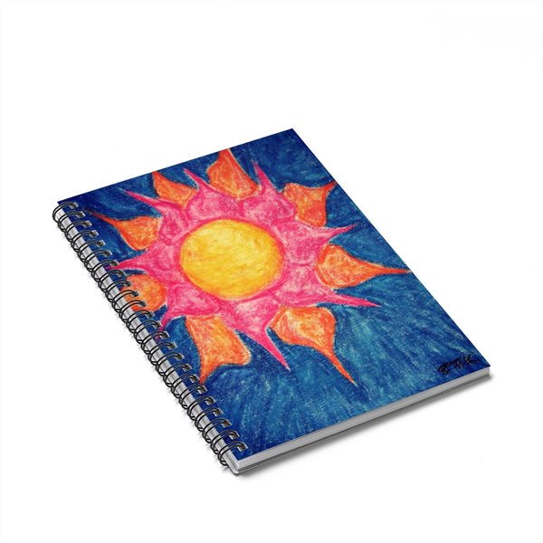 Sun Shiny Day - Lil Spiral Notebook - Ruled Line - EF Kelly