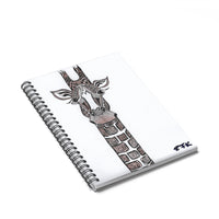 Giraffe - Lil' Spiral Notebook - Ruled Line