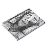 Charcoal Girl - Lil' Spiral Notebook - Ruled Line - EF Kelly