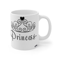 Princess Mug, 11oz Mug, Coffee Mug, Mug for Her, Birthday Gift, Christmas Gift, Coffee Gift