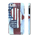 Phone Case, iPhone Case, iPhone 7 Case, iPhone 8 Case, iPhone 11 American Flag Love