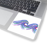 Ocean Waves - Square Stickers - EF Kelly