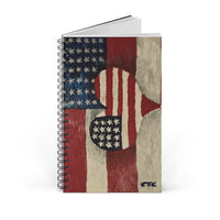 American Flag Spiral Notebook (EU)