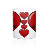 I Love You Always & Forever, Valentines Mug, Heart Mug, Love Mug 11oz