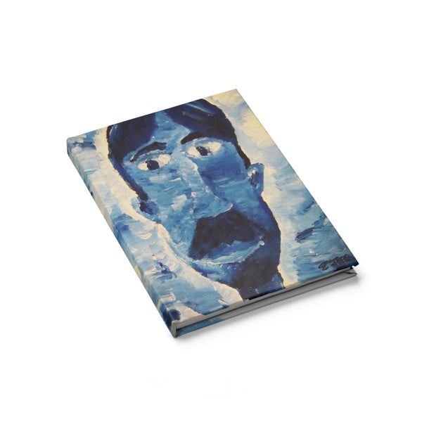 Blue Man & Girl - Small Sketchbook, Journal, Travel Journal