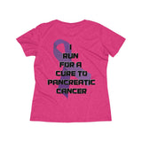 I run for a cure to pancreatic cancer