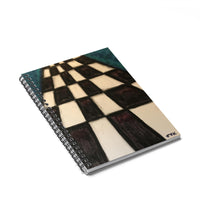 Checkerboard - Lil' Spiral Notebook - Ruled Line