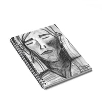 Charcoal Girl - Lil' Spiral Notebook - Ruled Line - EF Kelly