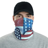 American Flag Love, American Flag, Face Shield, Headband, Bandana, Face Mask, Neck gaiter