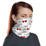 All We Need Is Love Face Mask, Neck gaiter