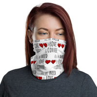 All We Need Is Love Face Mask, Neck gaiter